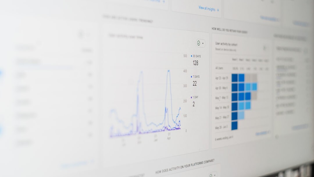 Digital workflow dashboard on monitor showing project management