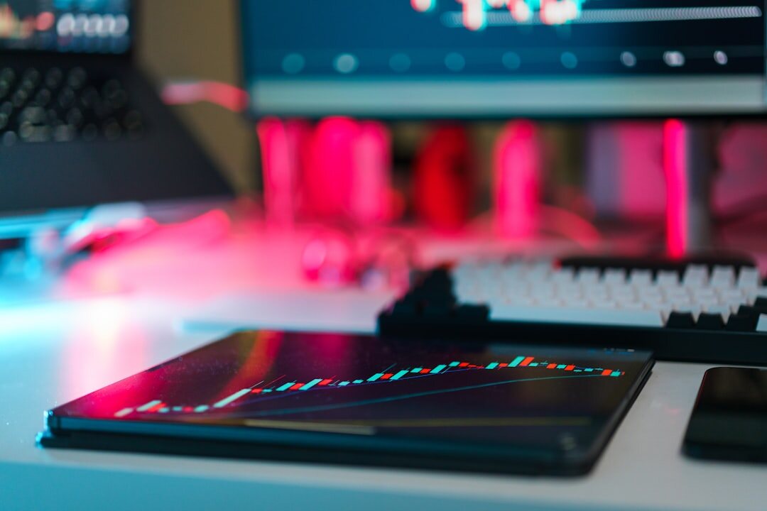 Social media analytics dashboard on computer screen